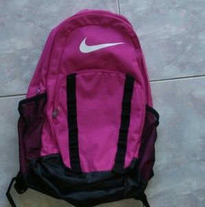 Pink Nike backpack